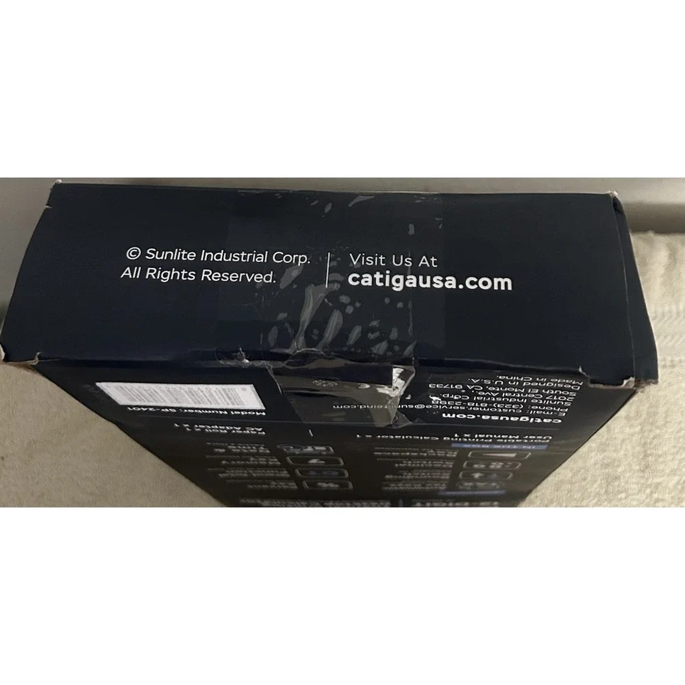 CATIGA 12 Digit Thermal Printing Calculator with Tape Print Out Ink-Free SP-2401